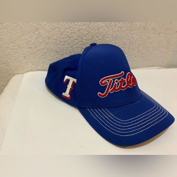 Titleist Texas Rangers Forty Seven Brand Golf Hat Flex Fit L/XL - Picture 1 of 8